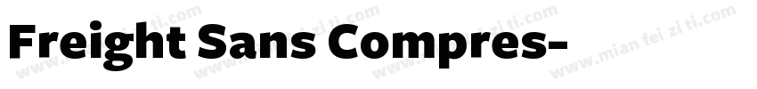 Freight Sans Compres字体转换